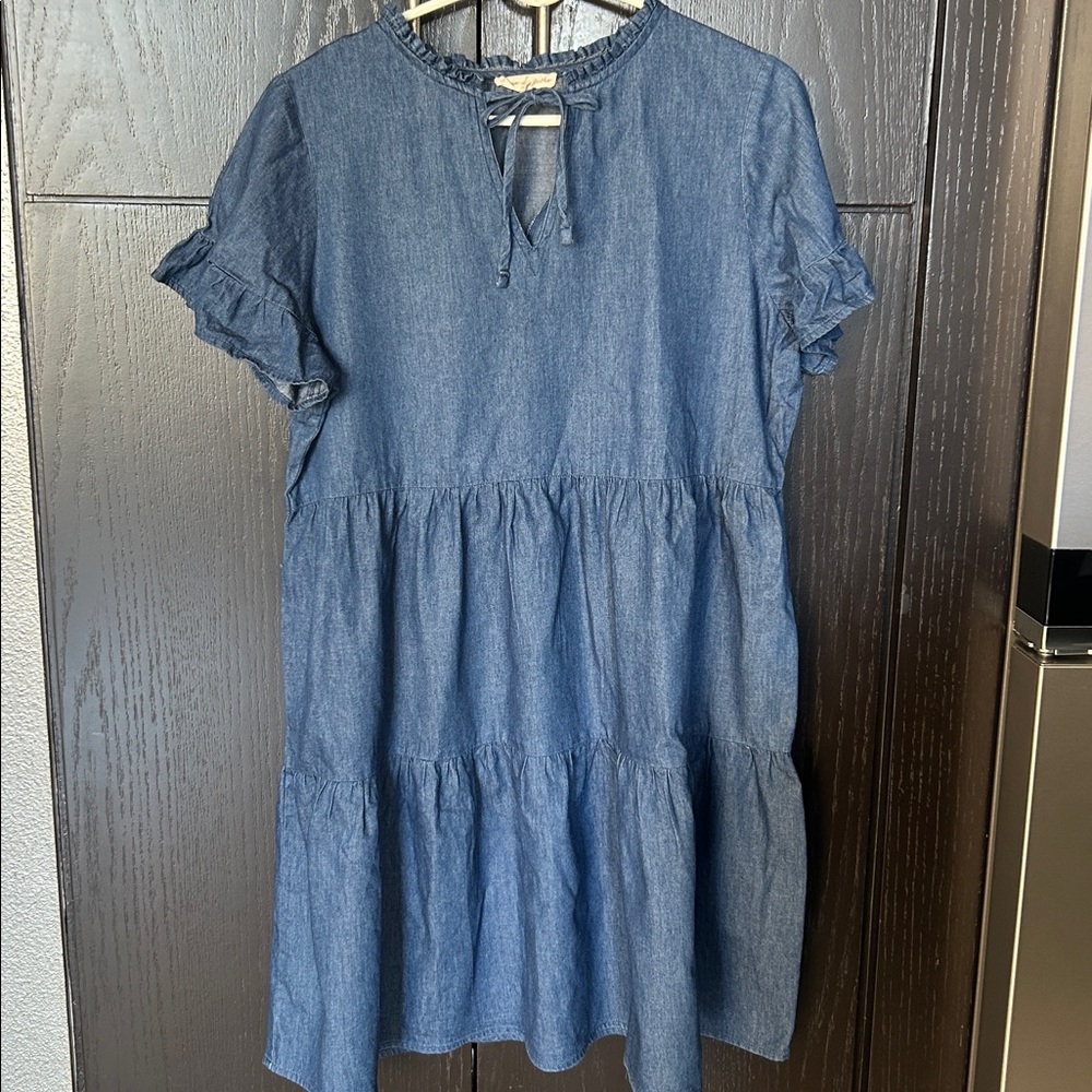 Women’s Denim Dress- Size Large - Picture 1 of 4